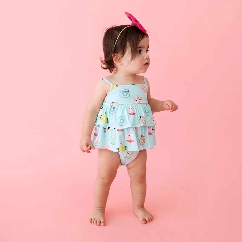 Act Fast elegant dressPosh Peanut Spaghetti Romper