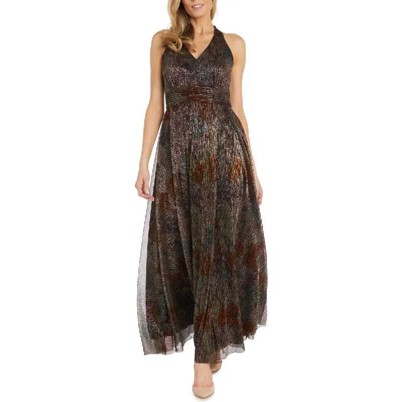 Lowest Price satin dressR&M Richards Womens Maxi Metallic Evening Dress