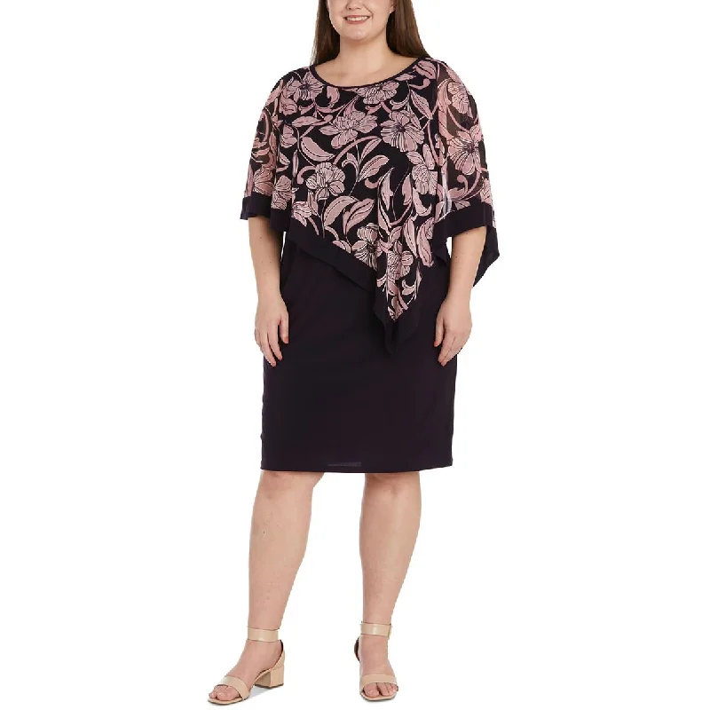 Seasonal Sale long-sleeve floral dressR&M Richards Womens Plus Floral Print Knee Length Sheath Dress Seasonal Sale long-sleeve floral dressR&M Richards Womens Plus Floral Print Knee Length Sheath Dress