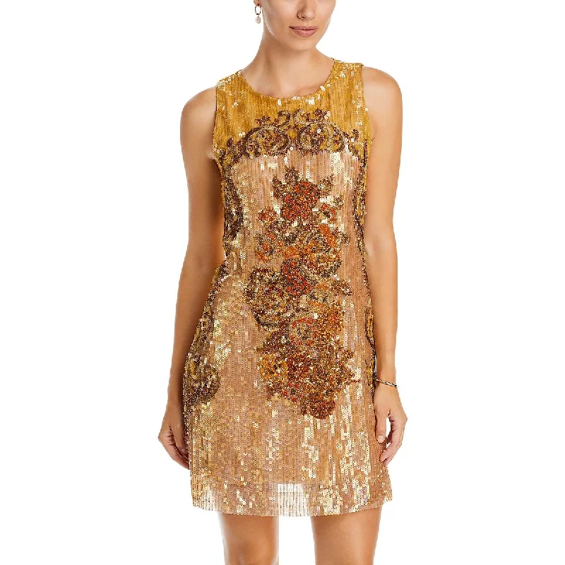 Friends and Family Sale trendy bodycon dressKobi Halperin Womens Amy Sequined Mini Cocktail And Party Dress
