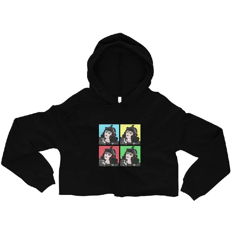 Super Bargain QAJAR Women's Crop Hoodie