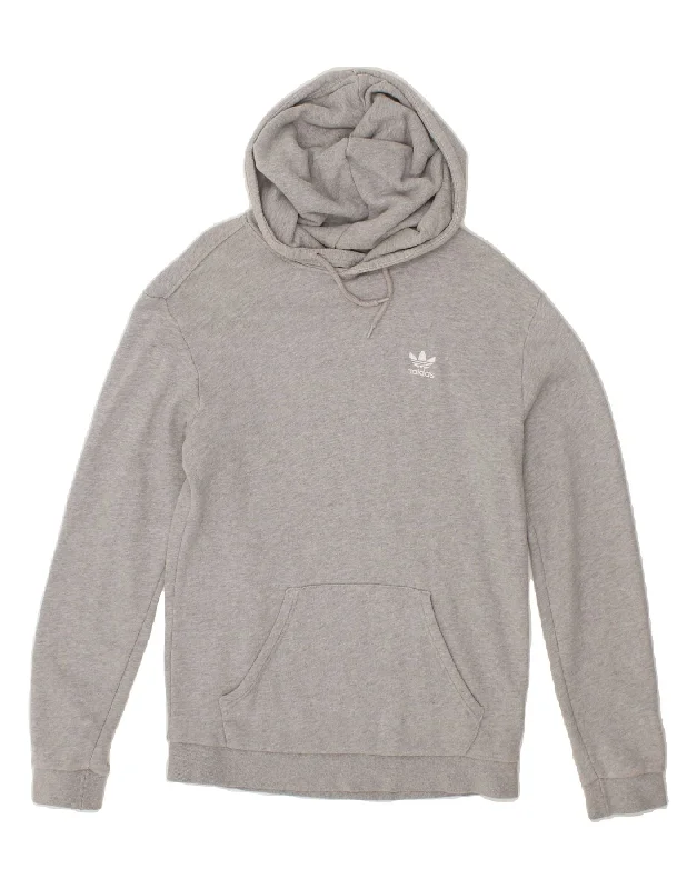 Overstock Sale ADIDAS Mens Hoodie Jumper Small Grey Cotton