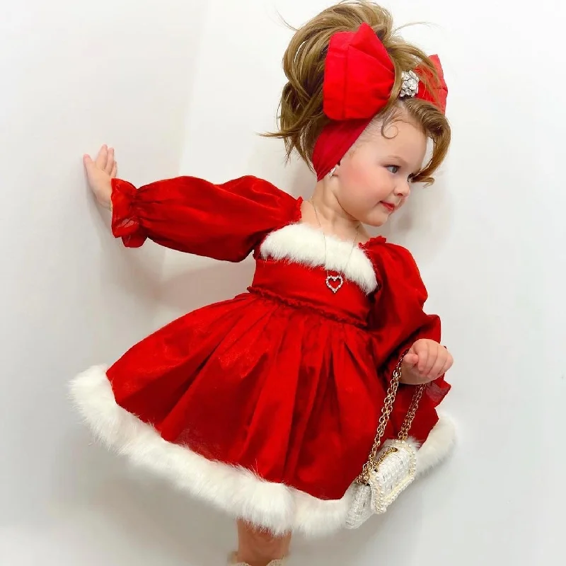 Sneak Peek Sale statement dressThe Santa Baby Doll Dress
