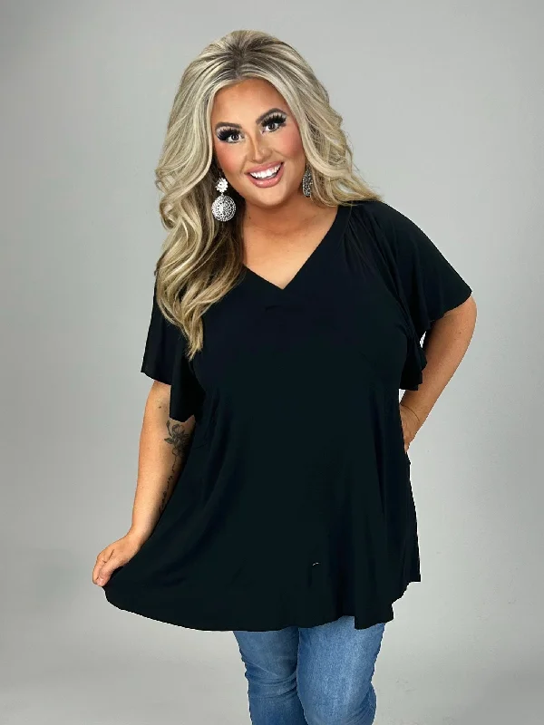 Special Savings draped dress25 SSS {Black In Control} Black V-Neck Tunic PLUS SIZE 1X 2X 3X Special Savings draped dress25 SSS {Black In Control} Black V-Neck Tunic PLUS SIZE 1X 2X 3X