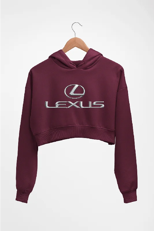 Act Fast stylish hoodieLexus Crop HOODIE FOR WOMEN