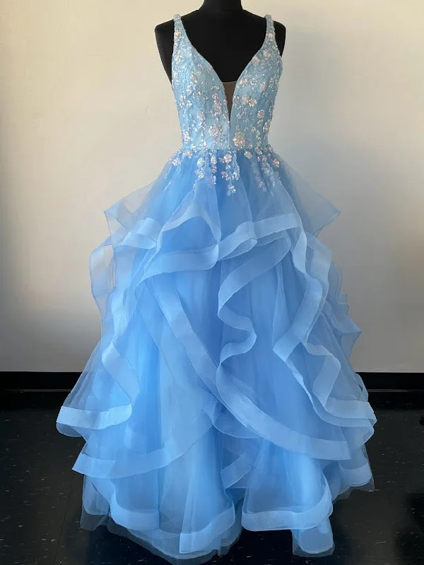 Reduced Prices elegant evening dressAmarra 87334 Size 8 Long Layer Ruffle A Line Ball Gown Prom Dress Sequin Pageant Reduced Prices elegant evening dressAmarra 87334 Size 8 Long Layer Ruffle A Line Ball Gown Prom Dress Sequin Pageant