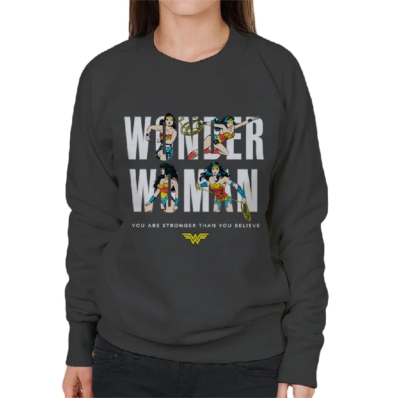 Lowest Prices high-end athletic hoodieWonder Woman You Are Stronger Than You Believe Women's Sweatshirt