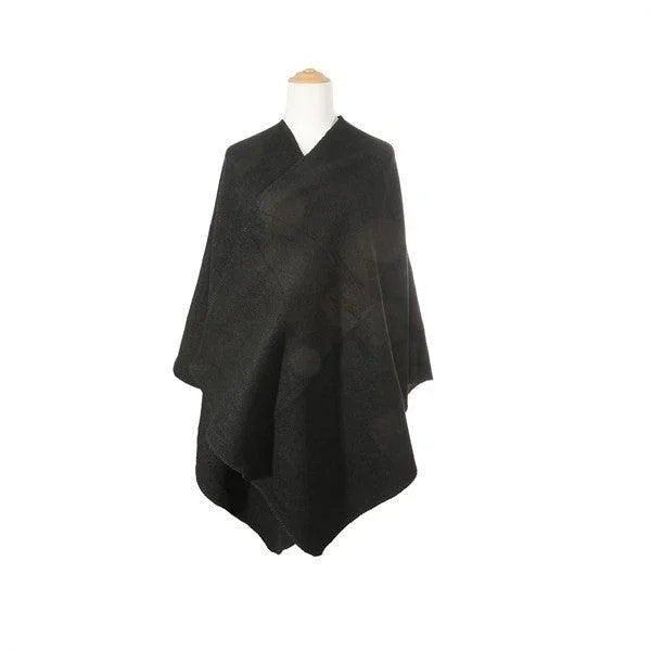Extra Savings cozy zip jacketSolid Color Poncho