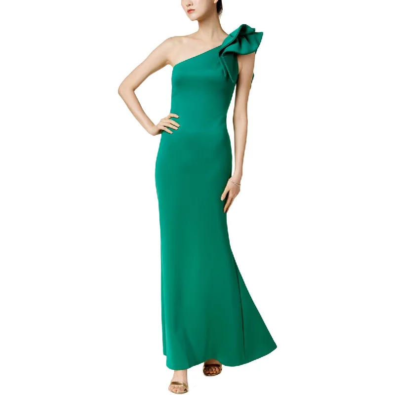 Extra Savings floral wrap dressBetsy & Adam Womens Ruffled One Shoulder Evening Dress