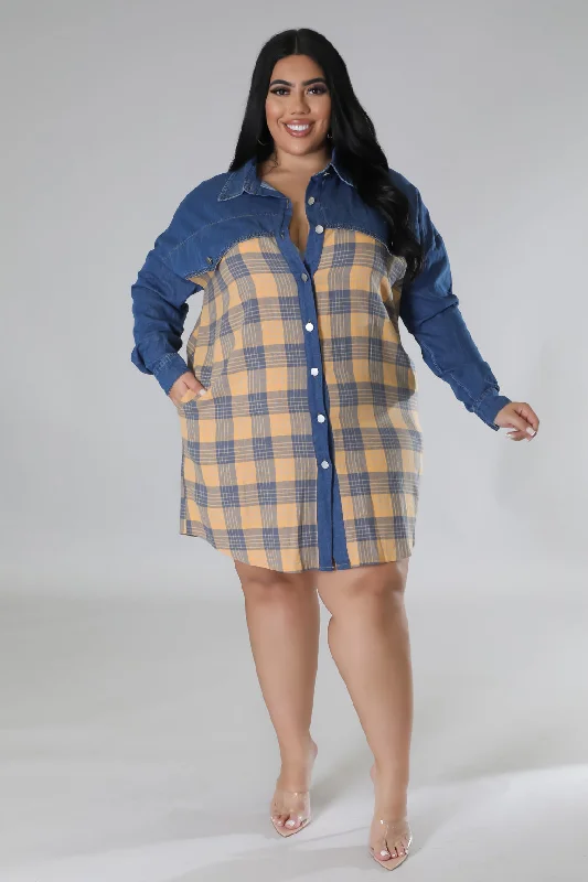 Daily Specials ashionable dressHours Plaid Dress