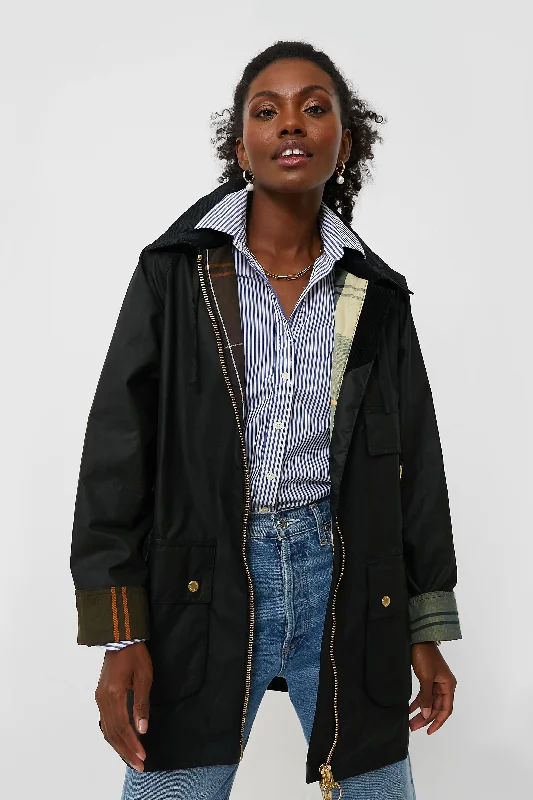 Bonus Savings zip-up jacketBlack Highclere Wax Jacket