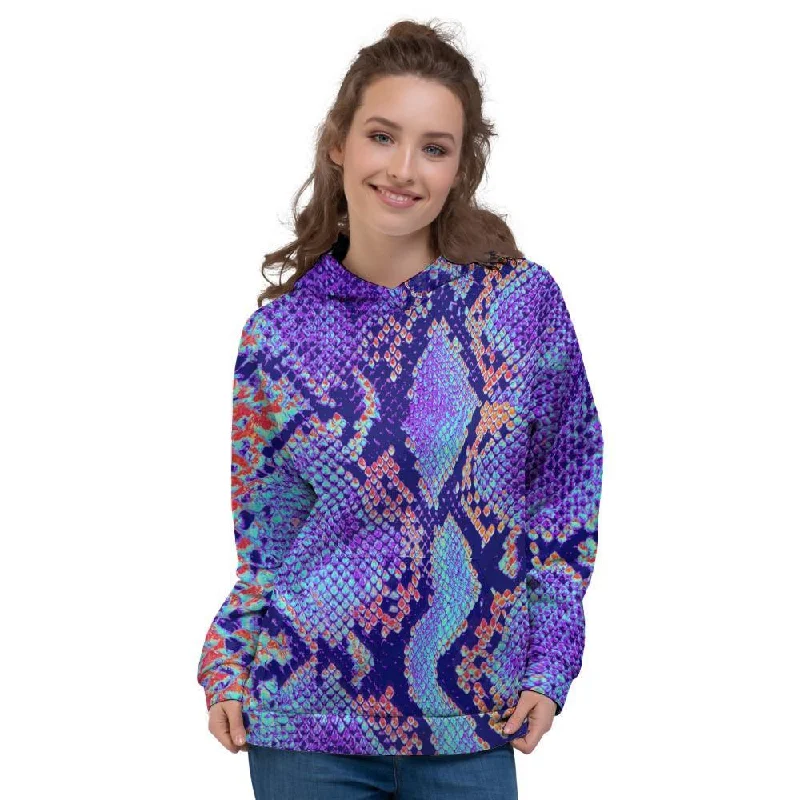 Special Savings Colorful Snakeskin Print Women's Hoodie