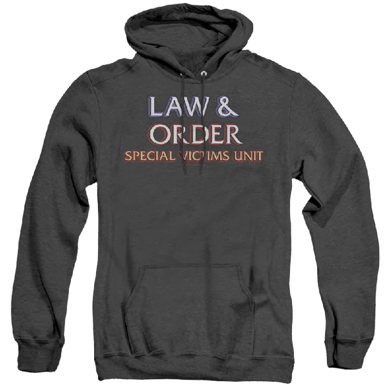 Weekend Deal comfortable fleece hoodieLaw & Order Special Victims Unit Logo - Heather Pullover Hoodie
