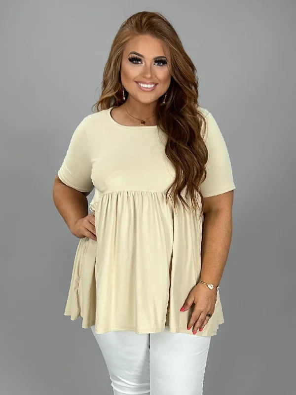 Stock Up and Save textured dressSALE!! 68 SSS-W {Blessed With Curvy} Taupe Babydoll Tunic PLUS SIZE 1X 2X 3X Stock Up and Save textured dressSALE!! 68 SSS-W {Blessed With Curvy} Taupe Babydoll Tunic PLUS SIZE 1X 2X 3X