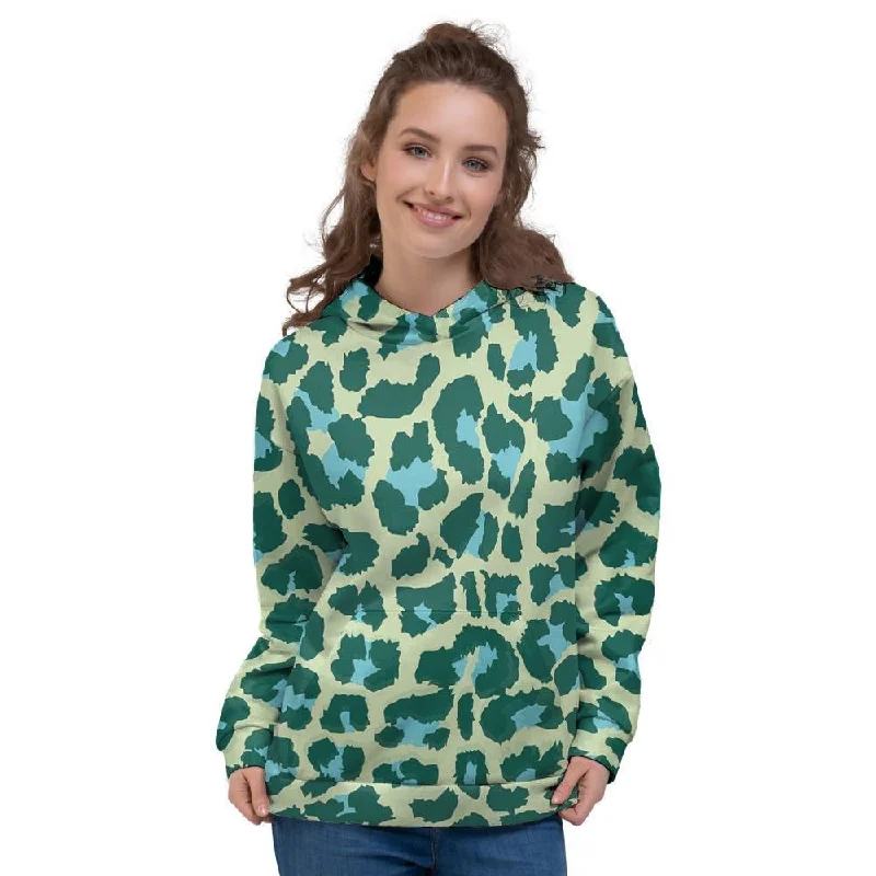 Price Reduction Green Cheetah Women's Hoodie