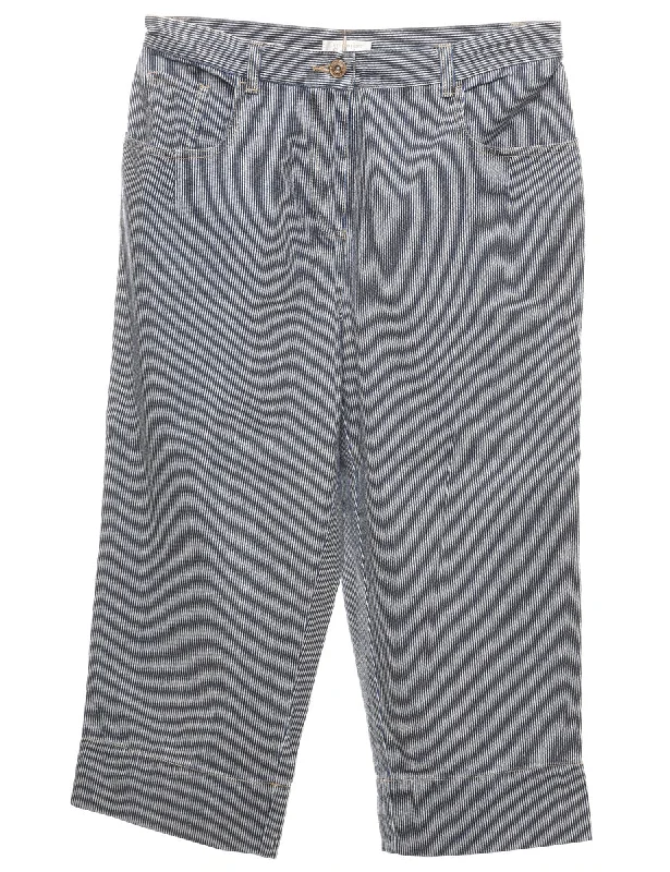 Reduced Prices functional puffer jacketNavy & White Striped Cropped Jeans - W30 L20